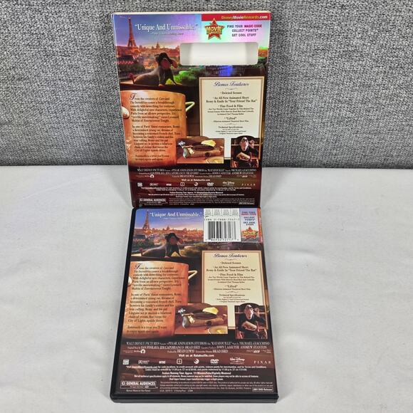 RATATOUILLE 2-DISC DVD SET – DISNEY PIXAR TARGET EXCLUSIVE BONUS FEATURES 2007 - Picture 4 of 7